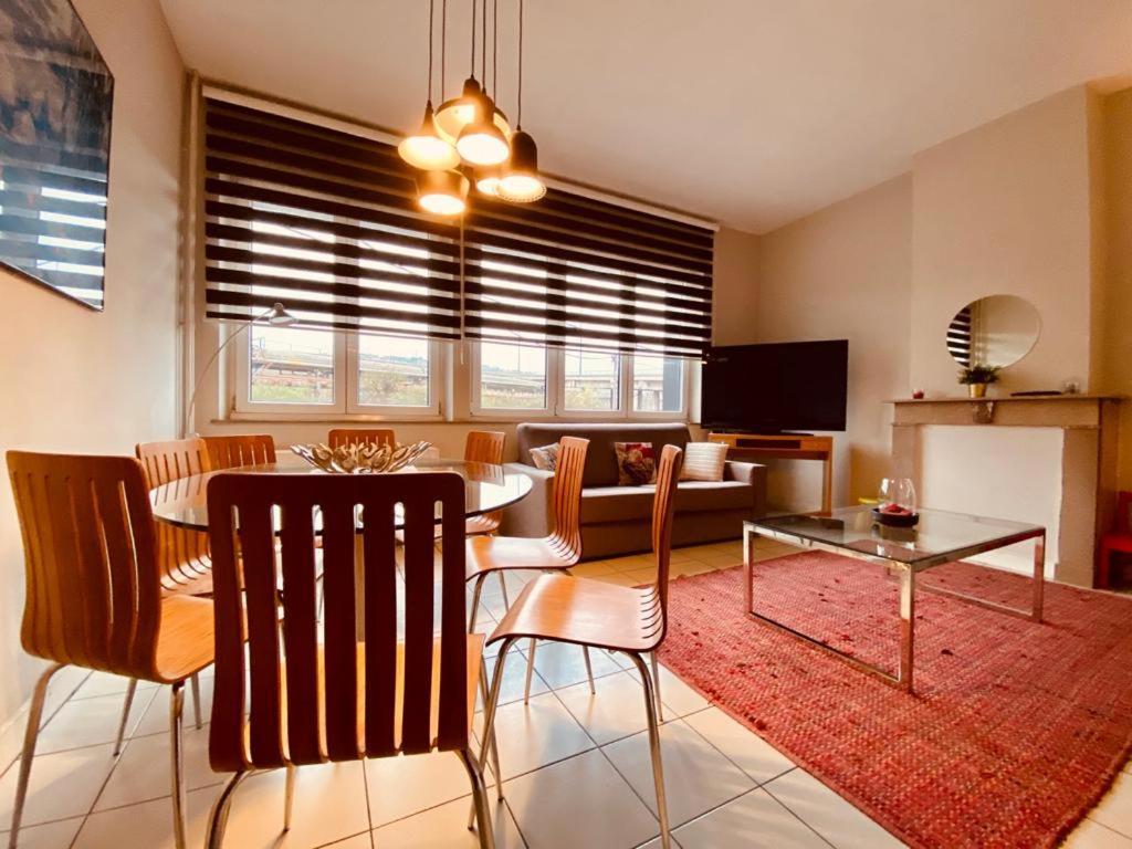 Fenetre Sur Le Standard De Liege Appartement Ougree Buitenkant foto